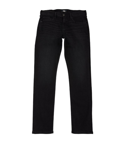 Shop Paige Federal Slim Straight Jeans In Grey