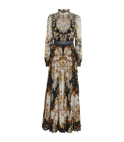 Shop Mary Katrantzou Selene Chandelier Filigree Gown In Multi