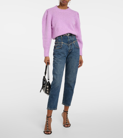 Isabel Marant Blue Noemie Jeans In Blue
