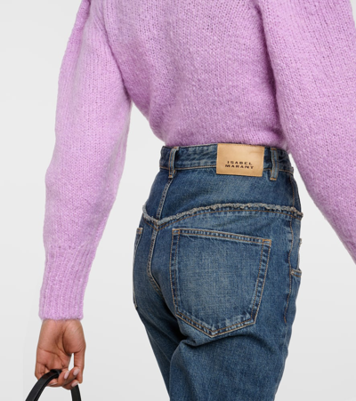 Isabel Marant Blue Noemie Jeans In Blue