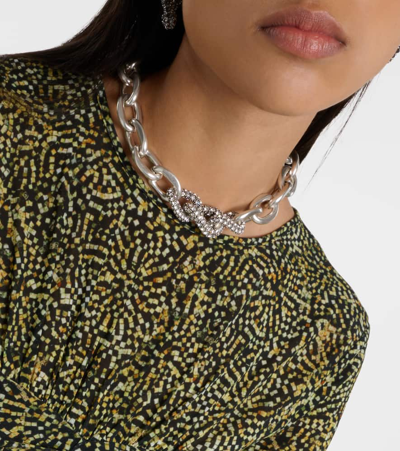 Isabel Marant Jalilagb Draped Jersey Top In Black
