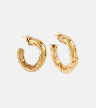 Shop Isabel Marant Hiroki Hoop Earrings In Gold