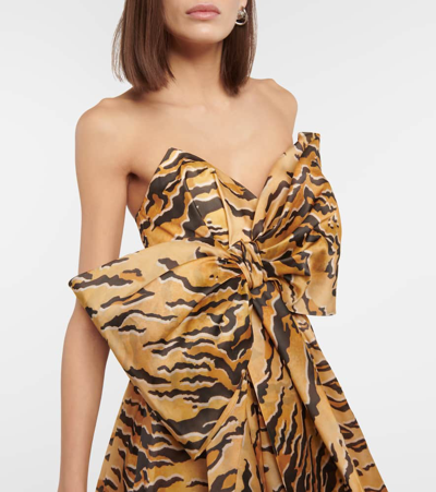 Shop Zimmermann Matchmaker Animal-print Silk Maxi Dress In Multicoloured