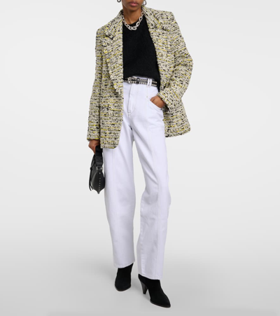 Isabel Marant Etiennega Wool-blend Blazer In White