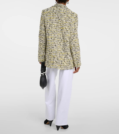 Shop Isabel Marant Etiennega Wool-blend Blazer In White
