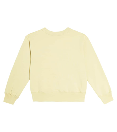 Acne Studios Face Cotton Sweatshirt In Green