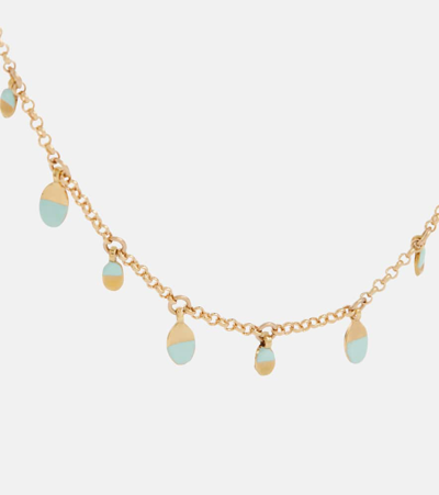 Shop Isabel Marant Casablanca Embellished Necklace In Gold