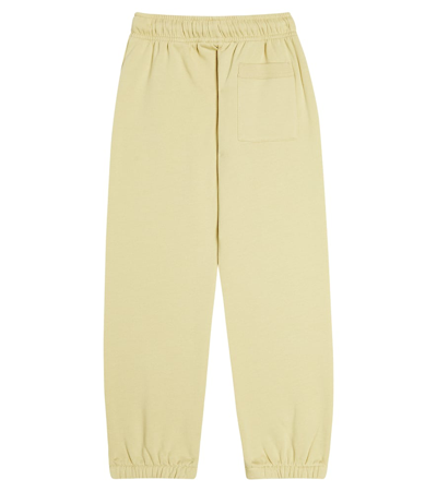 Shop Acne Studios Face Cotton Sweatpants In Green