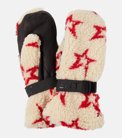 Shop Perfect Moment Davos Printed Mittens In Multicoloured