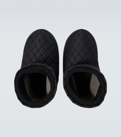 Shop Moon Boot Icon Low Quilted Snow Boots In Black