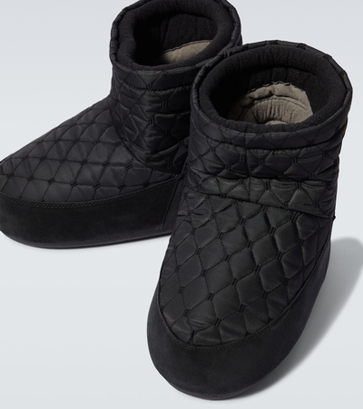 Shop Moon Boot Icon Low Quilted Snow Boots In Black