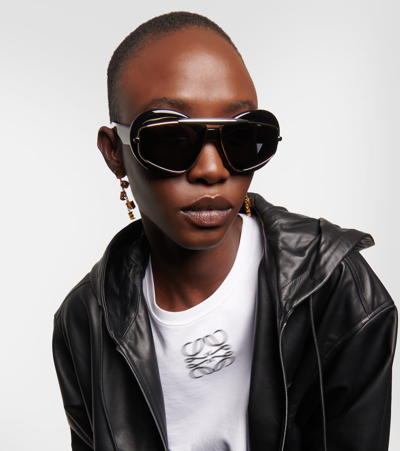 Loewe Aviator Sunglasses In Black
