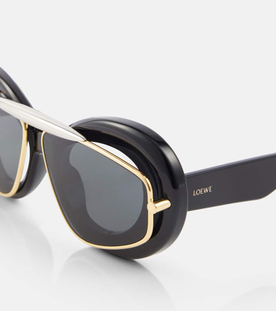 Loewe Aviator Sunglasses In Black