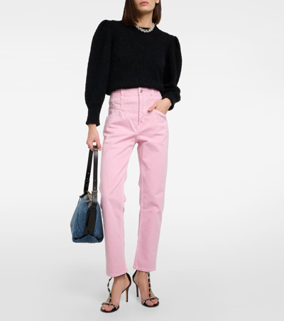 Shop Isabel Marant Niliane Slim Jeans In Pink