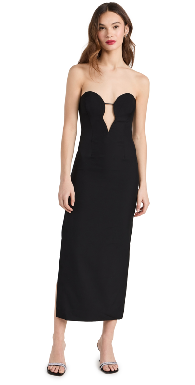 Shop Bardot Eleni Midi Dress Black