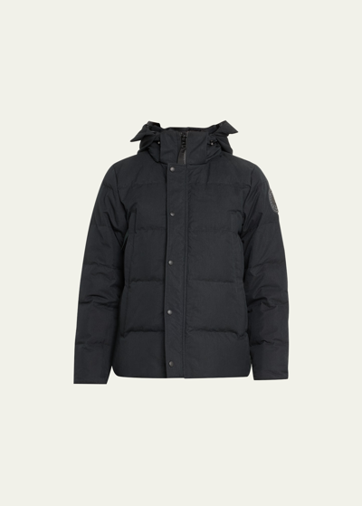 Shop Canada Goose Men's Coated Wyndham Black Label Parka