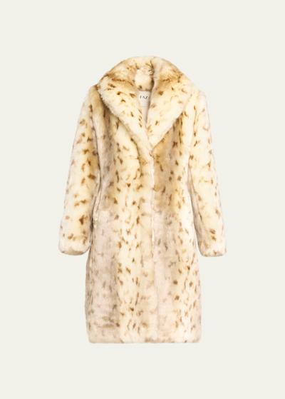 Shop Faz Show Lynx Faux Fur Coat