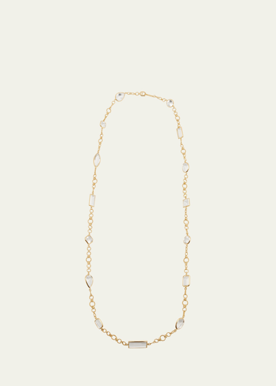 Shop Verdura 18k Yellow Gold Crystal Confetti Necklace