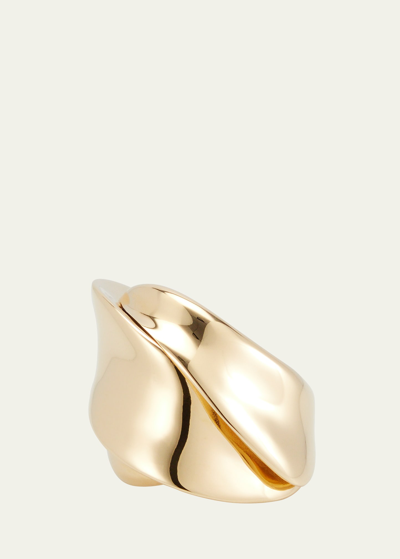 Shop Dries Criel 18k Yellow Gold Flux Ring In Yg