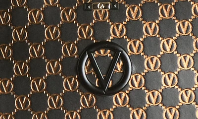 Shop Valentino By Mario Valentino Marie Monogram Tote In Black