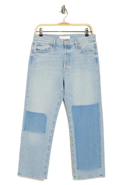 Shop Mother The Ditcher Crop Straight Leg Jeans In Pre-party