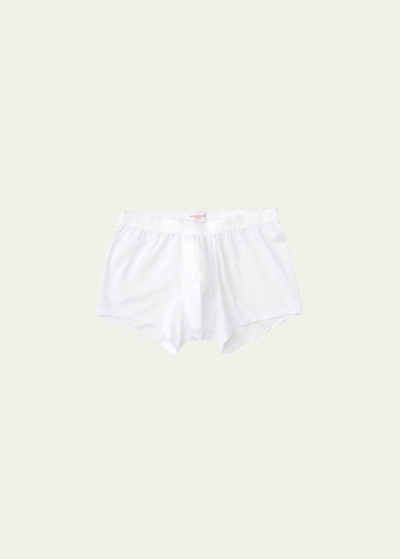 Shop Derek Rose Men's Pima Cotton Hipster Underwear In White