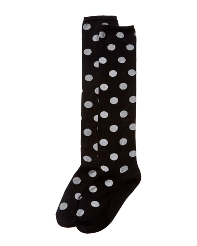 Shop Marni Polka Dots Socks In Black