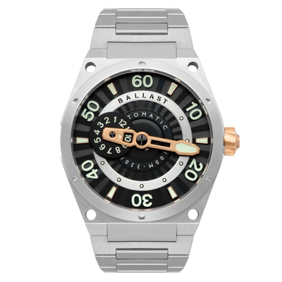 Shop Ballast Men's Valiant 49mm Automatic Watch In Silver