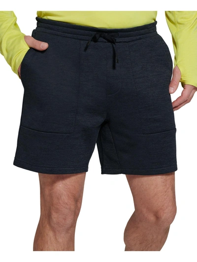 Shop Bass Outdoor Porter Mens Fleece Drawstring Casual Shorts In Black
