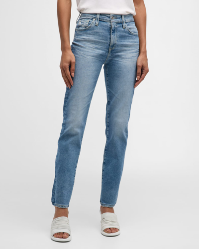 Shop Ag Mari High-rise Slim Straight Jeans In Impact