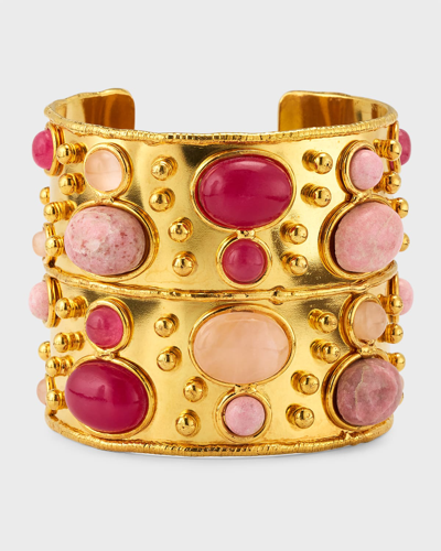 Shop Sylvia Toledano Byzance Cuff Bracelet, Pink