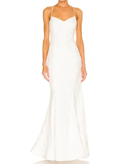 Shop Likely Sardo Lace Gown In White