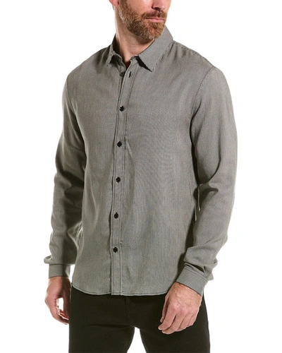 Shop The Kooples Slim Fit Shirt In Grey