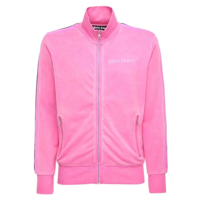 Shop Palm Angels Polyamide Men's Jacket In Pink