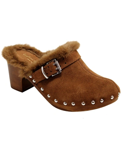 Shop Charles David Charles By  Lecce Leather Clog In Brown