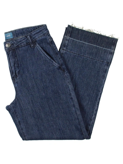 Shop Jag Jeans Sophia Womens Dark Wash High Rise Wide Leg Jeans In Multi