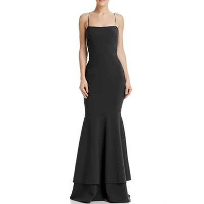 Shop Likely Aurora Tiered Gown In Black