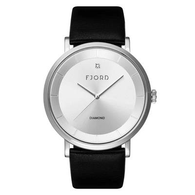 Shop Fjord Men's Jensen 42mm Quartz Watch In Silver
