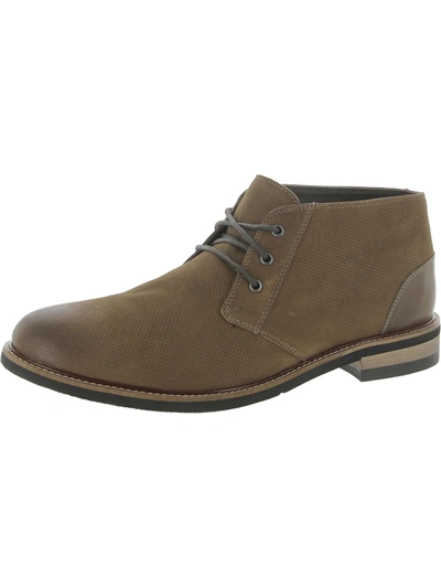 Shop Dr. Scholl's Shoes Willing Mens Leather Ankle Chukka Boots In Grey