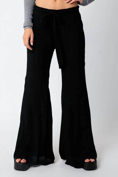 Shop Olivaceous Sabrina Flare Pants In Black
