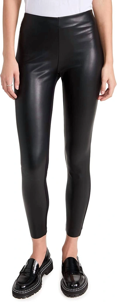 Shop Wolford Women's Jo Vegan Leather High Rise Cropped Leggings In Black