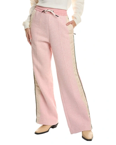 Shop Moncler Track Pant In Pink