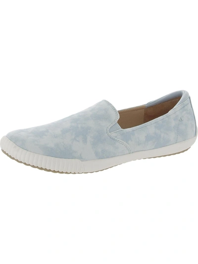Shop Dr. Scholl's Shoes Jot It Down Womens Canvas Slip On Flats In Blue