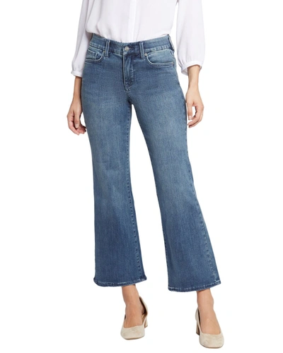 Shop Nydj Petites Waist Match Relaxed Playlist Flare Jean In Blue