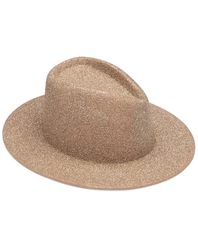 Shop Eugenia Kim Blaine Glitter Fedora In Brown