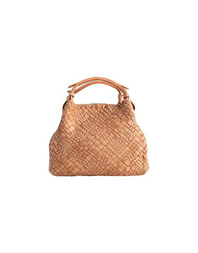 Shop Plinio Visonà Designer Handbags Esmeralda - Top Handle Bag In Neutres