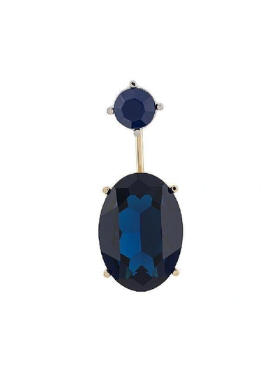 Shop Acne Studios Aida Earring Jewellery Accessories In Blue/dark Blue
