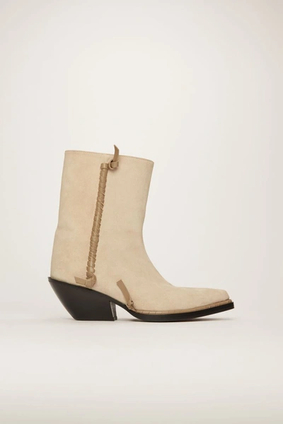 Shop Acne Studios Breanna Shoes In Beige