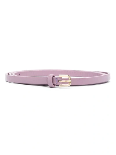 Shop Dries Van Noten 06020-bltw232-010 Q.112 W.l.belt Accessories In Pink & Purple