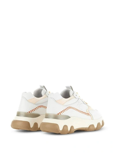 Shop Hogan Hyperactive Sneakers Shoes In White